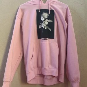 Pink hoodie